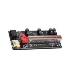 Red 009SPLUS PCI-E Riser Extender, 1X to 16X, Graphics Card, PCIE Extension Cable Adapter Single Interface image 2
