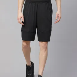 Puma Men Black Solid Train Graphic Knit 9" Shorts-image-78