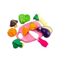 Wembley Sliceable Vegetable Cutting Role Play Toy Set BIS Approved-9 Pieces-image-35