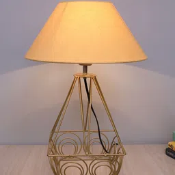 Homesake Gold Modern Farmhouse Metal Desk Table Lamp-13