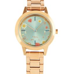TEAL BY CHUMBAK Women Printed Dial & Stainless Steel Bracelet Watch 8907605125034-image-72