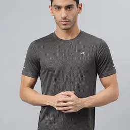 Alcis Printed Slim Fit Anti-Static T-Shirt-image-96