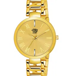 SWADESI STUFF Women Gold-Toned Dial & Gold Toned Straps Analogue Watch SDS 144 GOLD-image-27