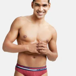 Jockey Men Red Solid Basic Briefs US49-0105-picture-27