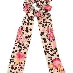 BuckleUp Women Beige & Pink Set of 2 Hair Accessory Set-4