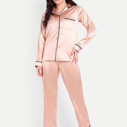 So What Lapel Collar Long Sleeves Night suit-image-48