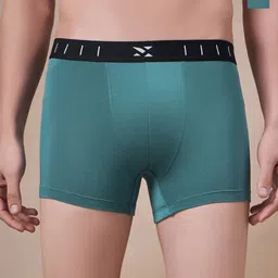 Masch Sports Pack Of 2 Mid-Rise Anti-Bacterial Trunks TRK-2-SOL-EI-GRN-ET-GRN-picture-10