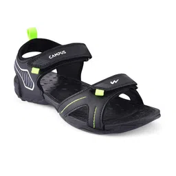 Campus Men Black Patterned Sports Sandals-image-65