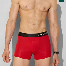 MODERN CREW Men Pack of 2 Premium Micro Modal Short Trunks MC2-ST-002-CL-EG-BC-15