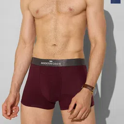 MODERN CREW Men Pack of 2 Premium Micro Modal Short Trunks MC2-ST-002-CL-NP-WT-S-picture-12