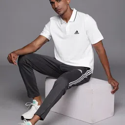 ADIDAS Solid Polo Collar Pure Cotton SL PQ PS T-shirt-image-37