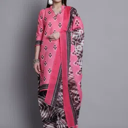 Roly Poly Ethnic Motifs Printed Mandarin Collar Kurta With Salwar & With Dupatta-picture-51