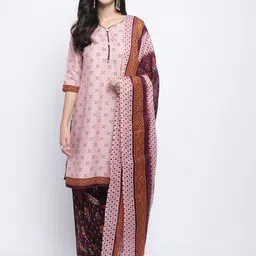 Roly Poly Geometric Printed Regular Straight Kurta & Salwar With Dupatta-14