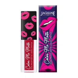 Jaquline USA Color Me Matte Long Lasting Liquid Lipstick 5 ml - Sangria Red-29