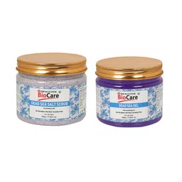 BEAUCODE BIOCARE Set of Dead Sea Salt Cleansing Scrub & Skin Purifying Gel - 500 g Each-85