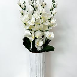 Art Street White 2 Pieces Gladiolus Artificial Flower-15