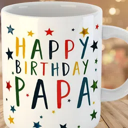 Keviv White & Black Text or Slogans Printed Ceramic Glossy Mug 325 ml-picture-34