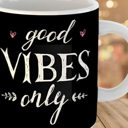 Keviv Black & White Text or Slogans Printed Ceramic Glossy Mug 325 ml-image-130