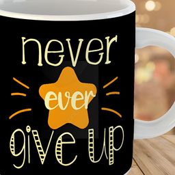 Keviv Black & White Text or Slogans Printed Ceramic Glossy Mug 325 ml-image-26