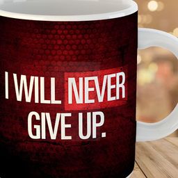 Keviv Black & White Text or Slogans Printed Ceramic Glossy Mug 325 ml-image-27