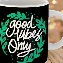 Keviv Black & White Text or Slogans Printed Ceramic Glossy Mug 325 ml-image-9