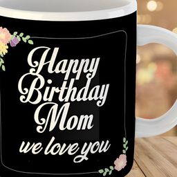 Keviv White & Black Text or Slogans Printed Ceramic Glossy Mug 325 ml-image-17