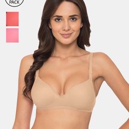 KOMLI Pack Of 3 T-shirt Bra - Heavily Padded-picture-23