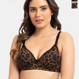 Tweens Pack Of 2 Medium Coverage Heavily Padded Cotton Push-Up Bra All Day Comfort-32