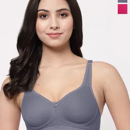 College Girl Pack Of 2 Full Coverage Lightly Padded Minimizer Bra-All Day Comfort-20