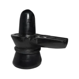 Avinash Handicrafts Black Marble Shiva Linga Religious Idol Showpiece-image-30