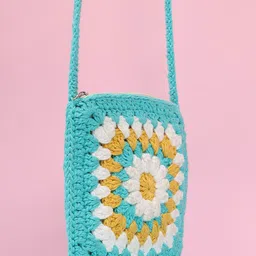 ITIHASIKALA Geometric Textured Half Moon Sling Bag-11