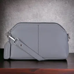 Mast & Harbour Grey Structured Sling Bag-17