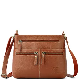 Goatter Textured Leather Sling Bag-45