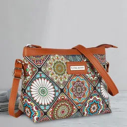 FLYING BERRY Ethnic Motifs Printed Structured Sling Bag-34