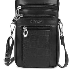 CIMONI Leather Structured Sling Bag-16
