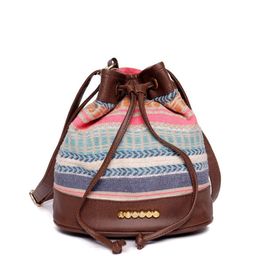 ASTRID Multicoloured Textured Structured Sling Bag-image-10