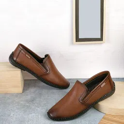 Mochi Men Leather Formal Slip-Ons-image-99