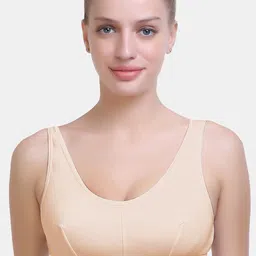 MAROON Cotton Workout Bra Medium Coverage Non Padded Non-Wired All Day Comfort-picture-43