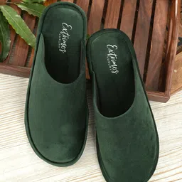 EXTRIMOS Men Green Room Slippers-image-66