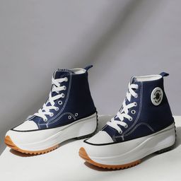 MOZAFIA Women Colourblocked Lightweight High-Top Sneakers-image-92