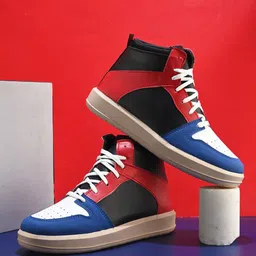 John Karsun Men Colourblocked Round Toe Moisture Wicking Sneakers-image-78