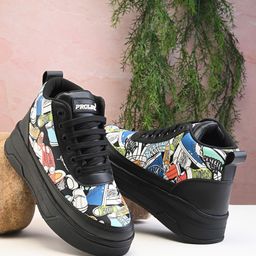 Prolific Women Printed High-Top Lightweight Sneakers-image-13