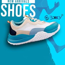 Bxxy Men Colourblocked Flymesh Sneakers-11