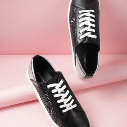 DressBerry Women Floral Laser Cut Sneakers-44