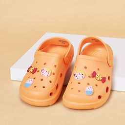 Pantaloons Junior Girls Self Design Applique Detail Clogs-29