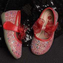 Minesole Girls Printed PU Slip-On Sneakers-image-68