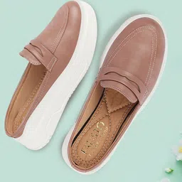 FAUSTO Women Lightweight Comfort Insole Contrast Sole Mules-image-70