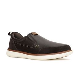 Bata Men Perforations Comfort Insole PU Round Toe Slip-On Sneakers-98
