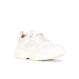 Bata Kids Textured Round Toe Velcro Detail Sneakers-62