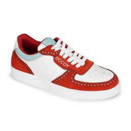 mccoy Men Round Toe Comfort Insole Leather Sneakers-image-71